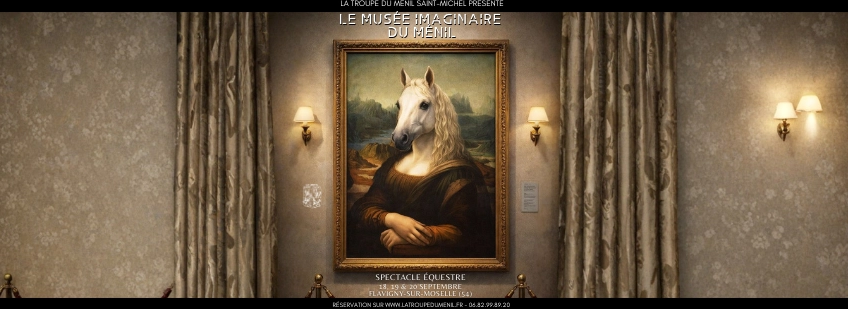 Spectacle équestre Le Musée imaginaire du Ménil Benney