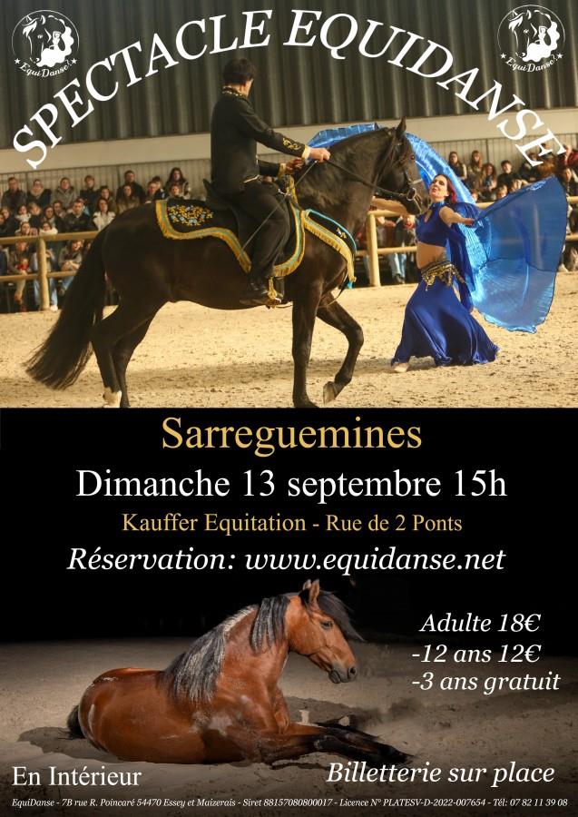 Spectacle EquiDanse Kauffer Équitation Sarreguemines
