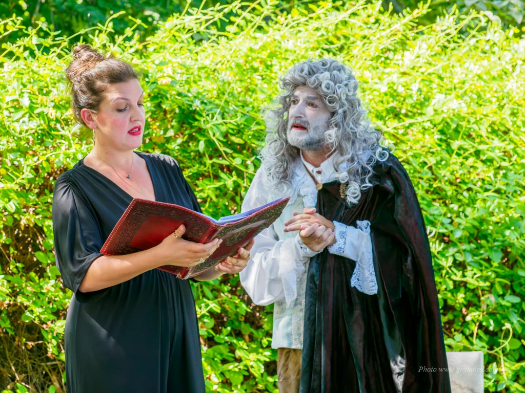Spectacle musical La Chanteuse et le Philosophe Restaurant Les Orangeries Lussac-les-Châteaux