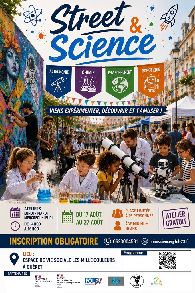 Street et science à Guéret Guéret