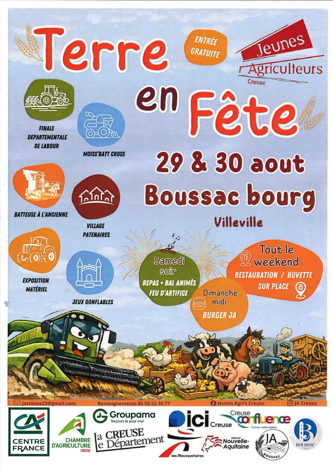 Terre en fête Boussac-Bourg