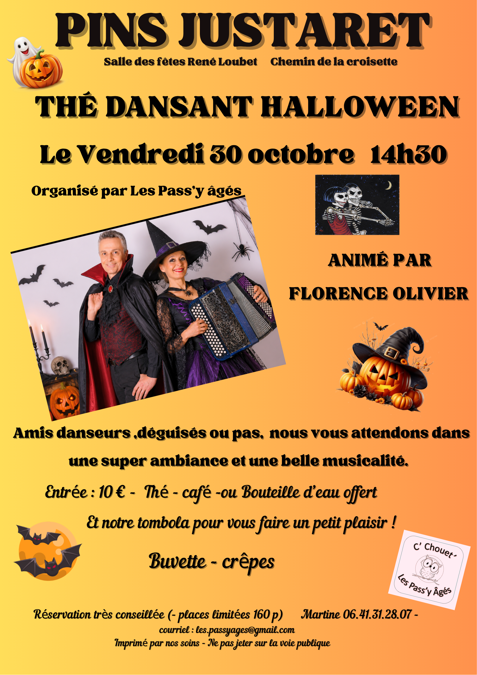 THE DANSANT D' HALLOWEEN Chemin de la Croisette Pins-Justaret 2026-10-30