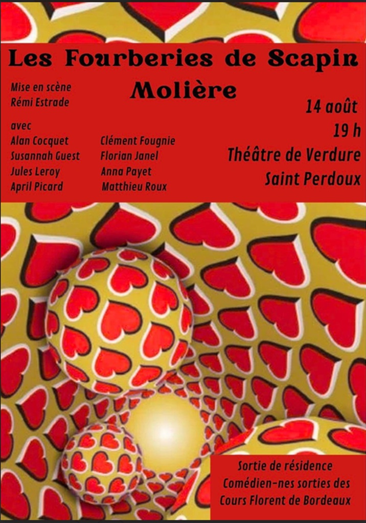Théâtre à Saint-Perdoux Les fourberies de Scapin Saint-Perdoux
