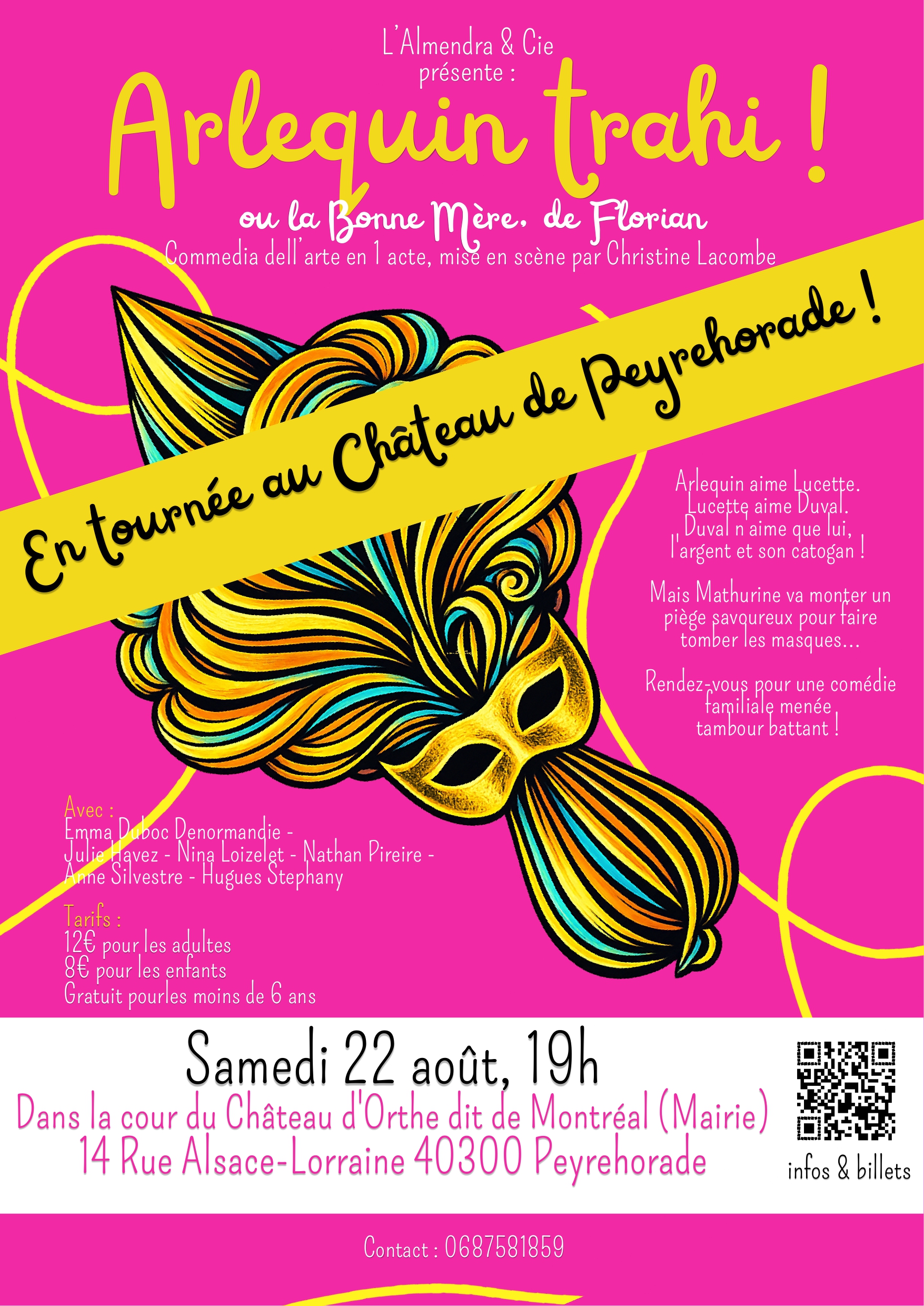Théâtre Arlequin Trahi ou La Bonne Mère 14 Rue Alsace Lorraine Peyrehorade 2026-08-22