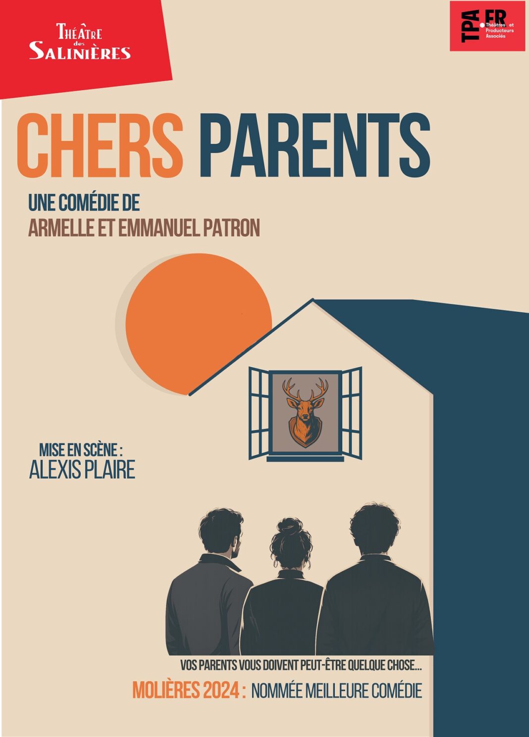 Théâtre Chers parents Comédie d’Emmanuel et Armelle Patron Vérac