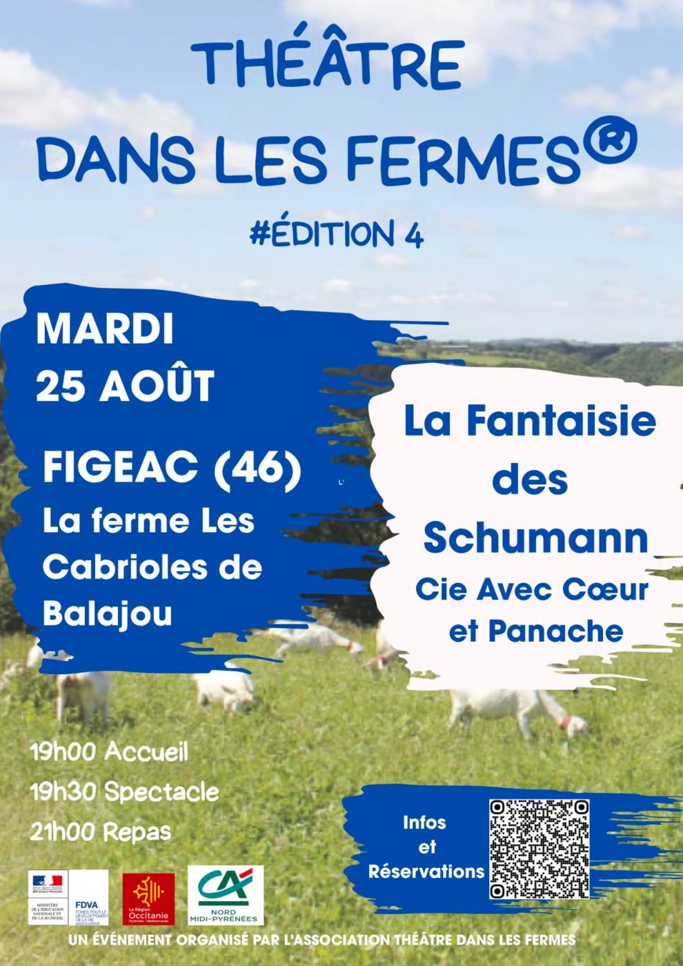 Théâtre dans les fermes: La Fantaisie des Schumann à la Ferme de Balajou Figeac