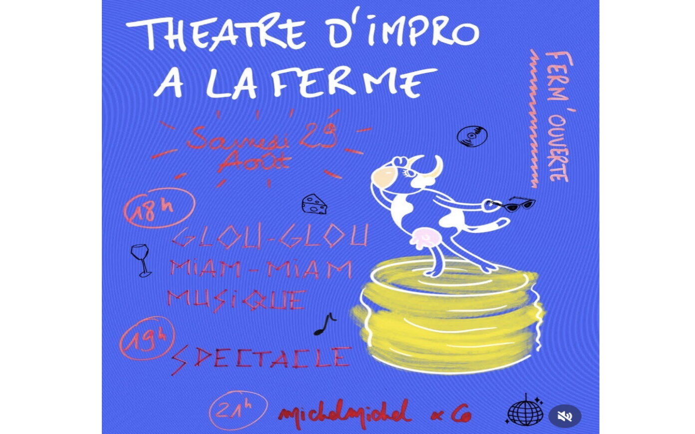 Théâtre d&rsquo;impro à la ferme Ferme Urtetia Urt