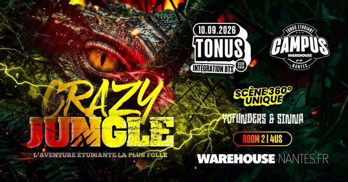 Tonus Crazy Jungle – Intégration des BTS Warehouse Nantes