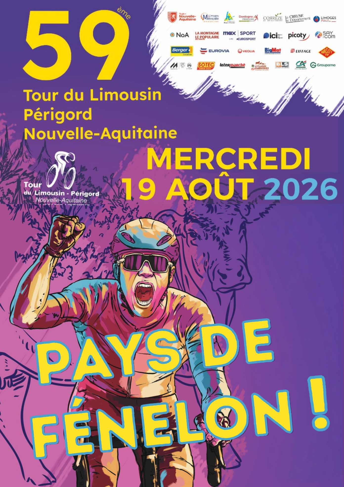 Tour du Limousin 2026 Départ de la 2e étape à Salignac-Eyvigues  Salignac-Eyvigues