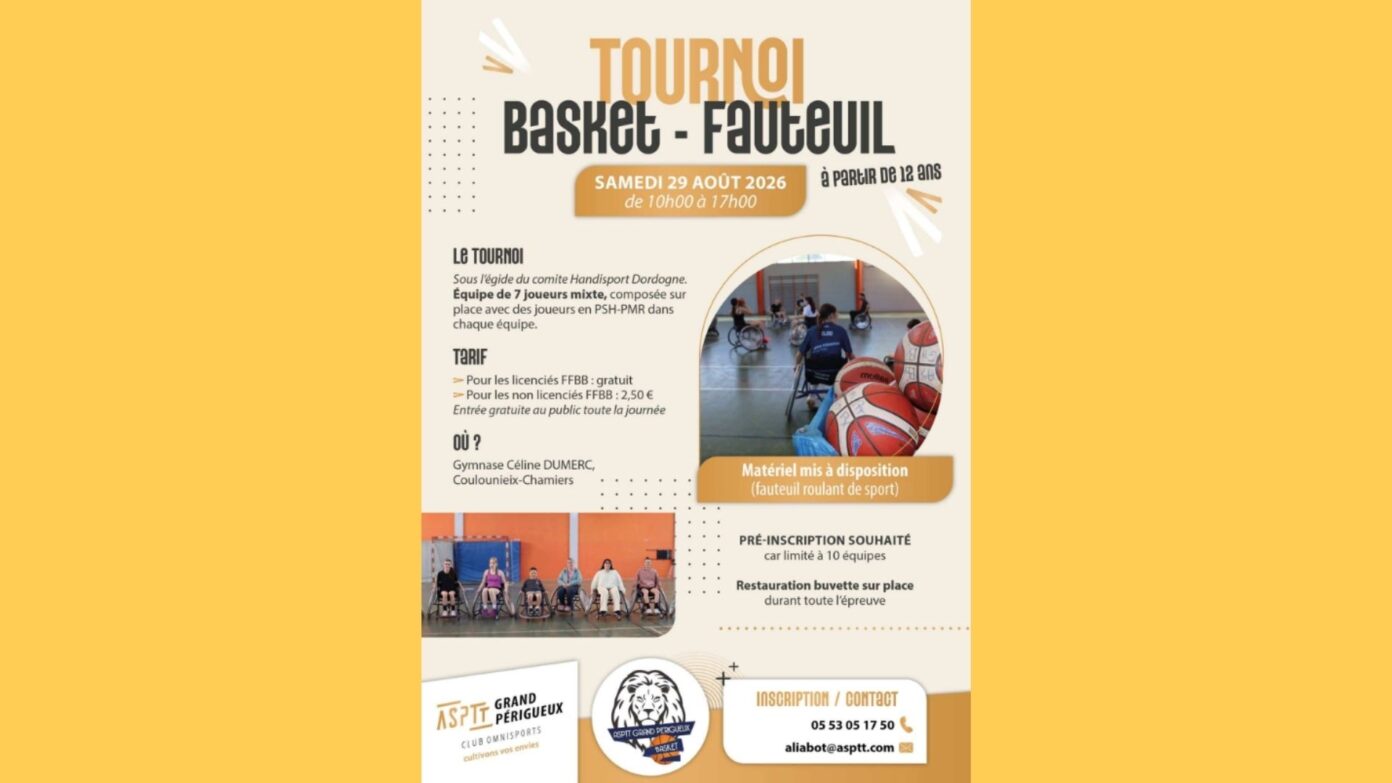 Tournoi de basket-fauteuil Coulounieix-Chamiers