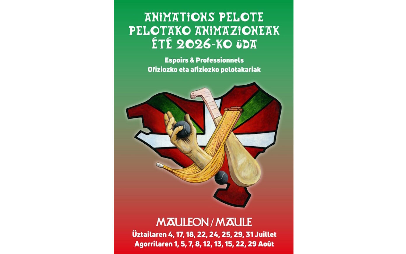 Tournoi de Cesta-Punta Finale Jai-Alai Mauléon-Licharre