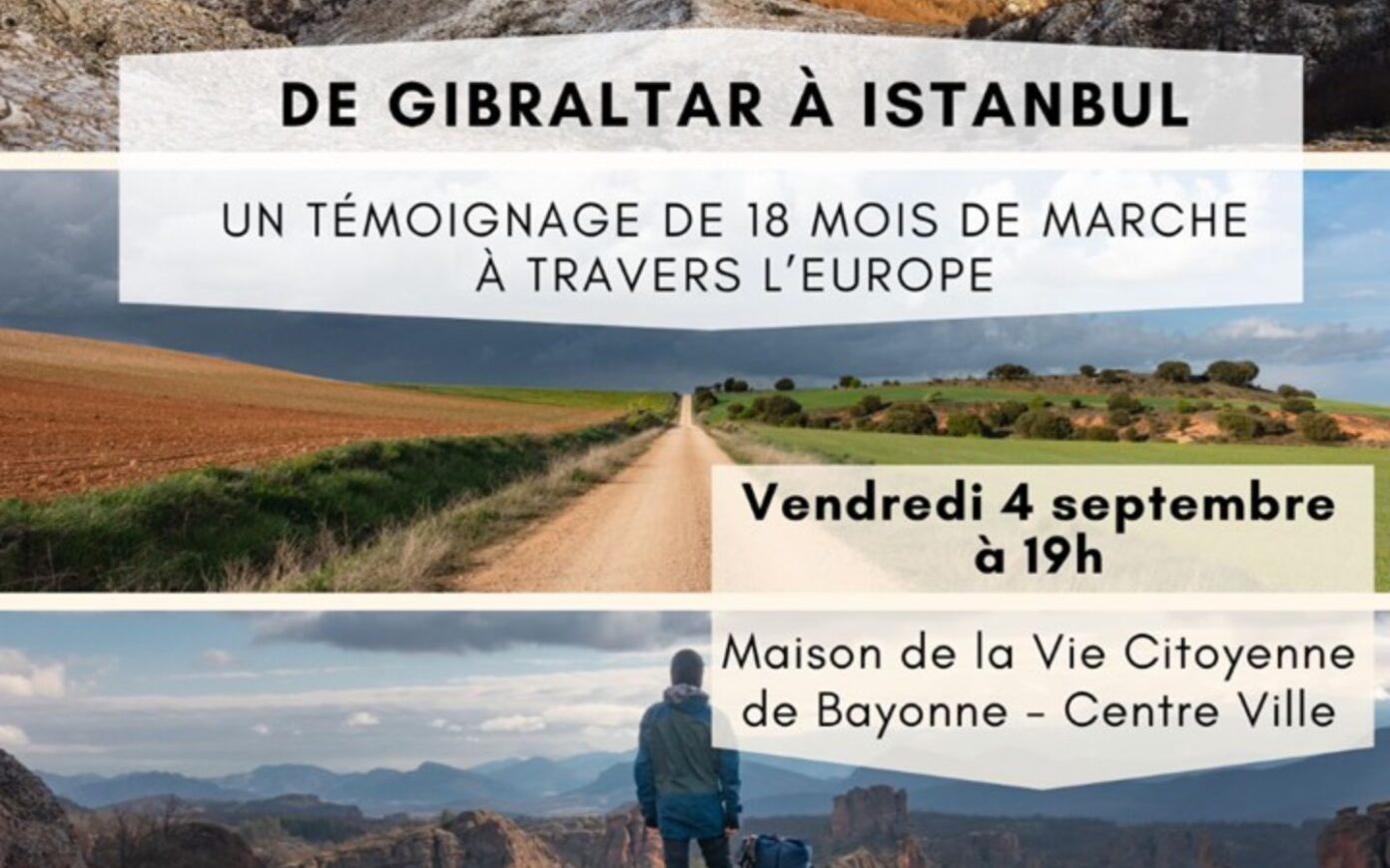 Traverser l’Europe à Pied Maison de la Vie Citoyenne Centre-ville Bayonne