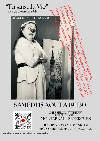 Tu sais…la Vie solo de clown sensible Sénergues