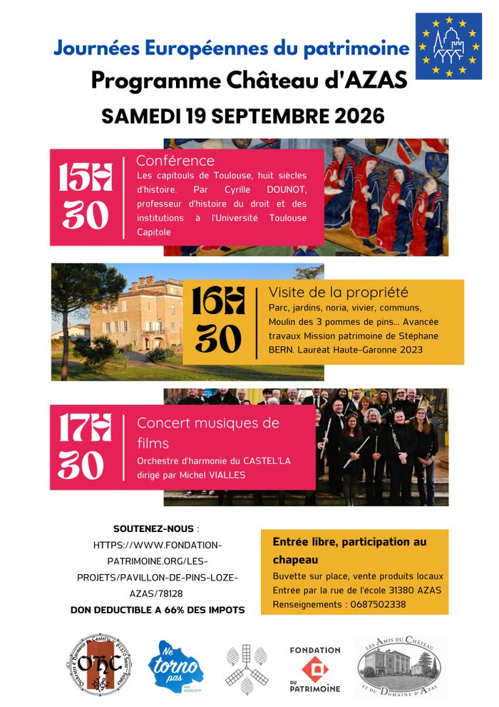 Un après-midi au château d’Azas, Château d’Azas, Azas