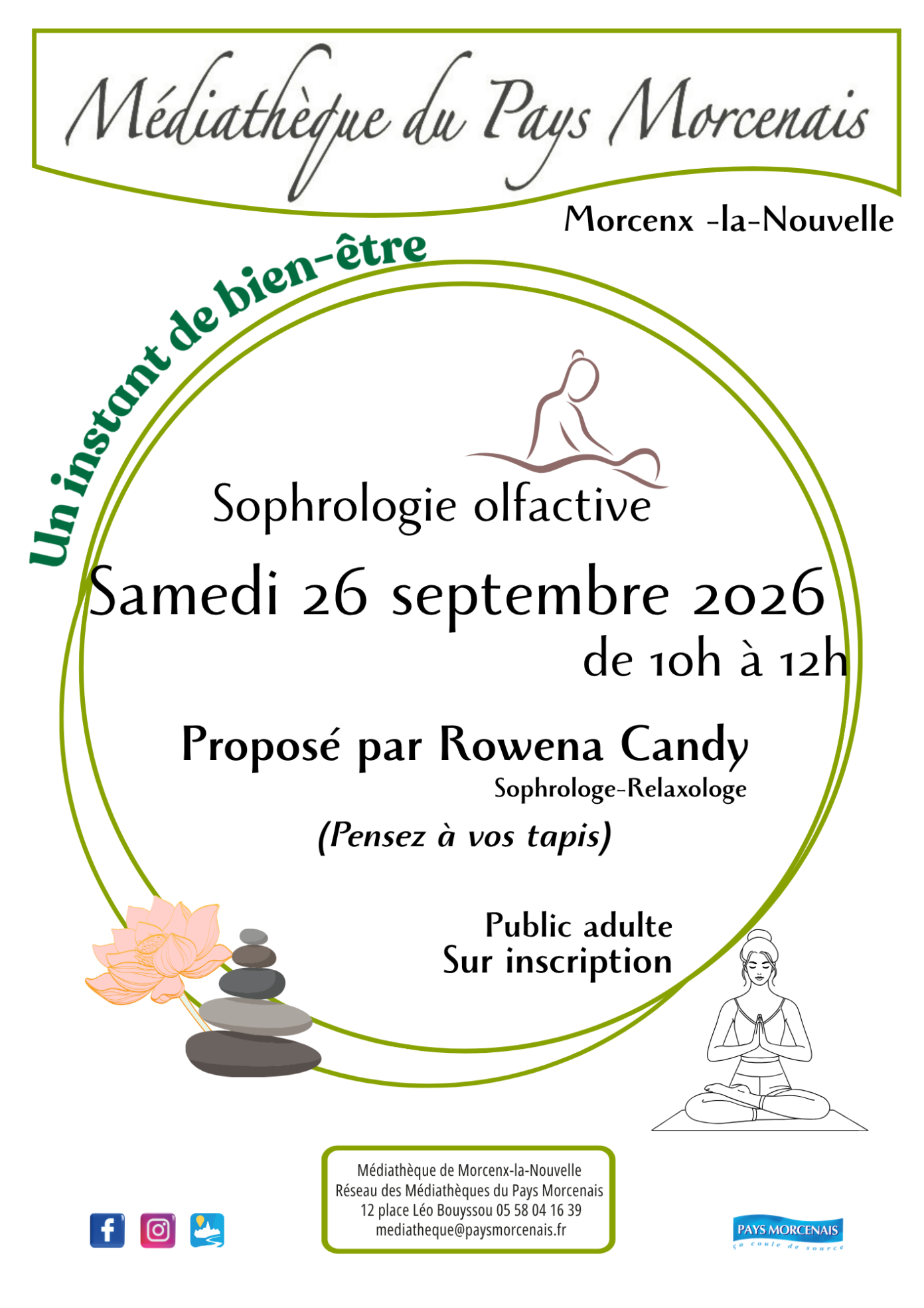 Un instant de bien être Atelier de sophrologie olfactive Morcenx-la-Nouvelle