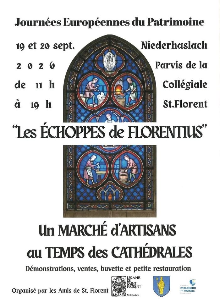 Un marché des artisans au temps des cathédrales, Collégiale Saint-Florent, Niederhaslach