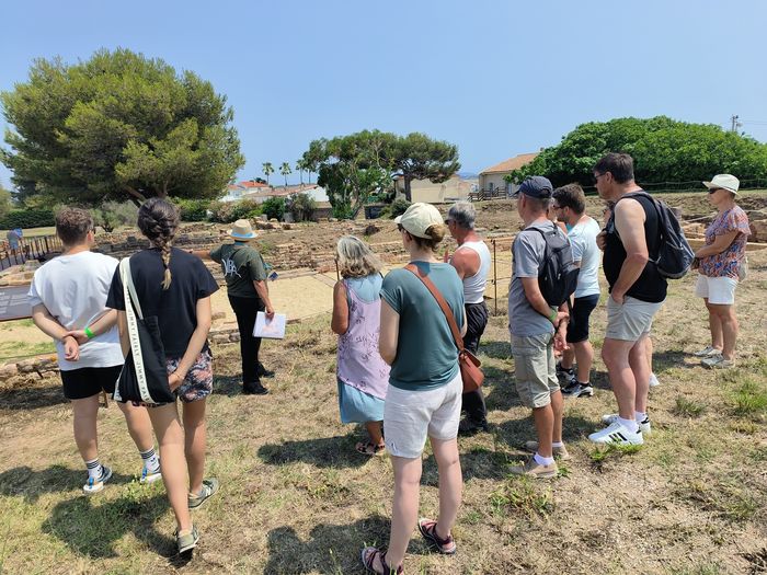 Une forteresse grecque, site archéologique d&rsquo;Olbia,, Hyères