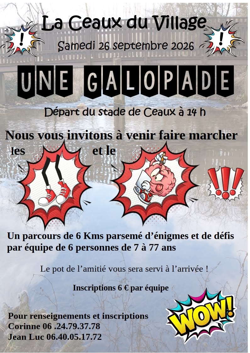 Une galopade Valence-en-Poitou