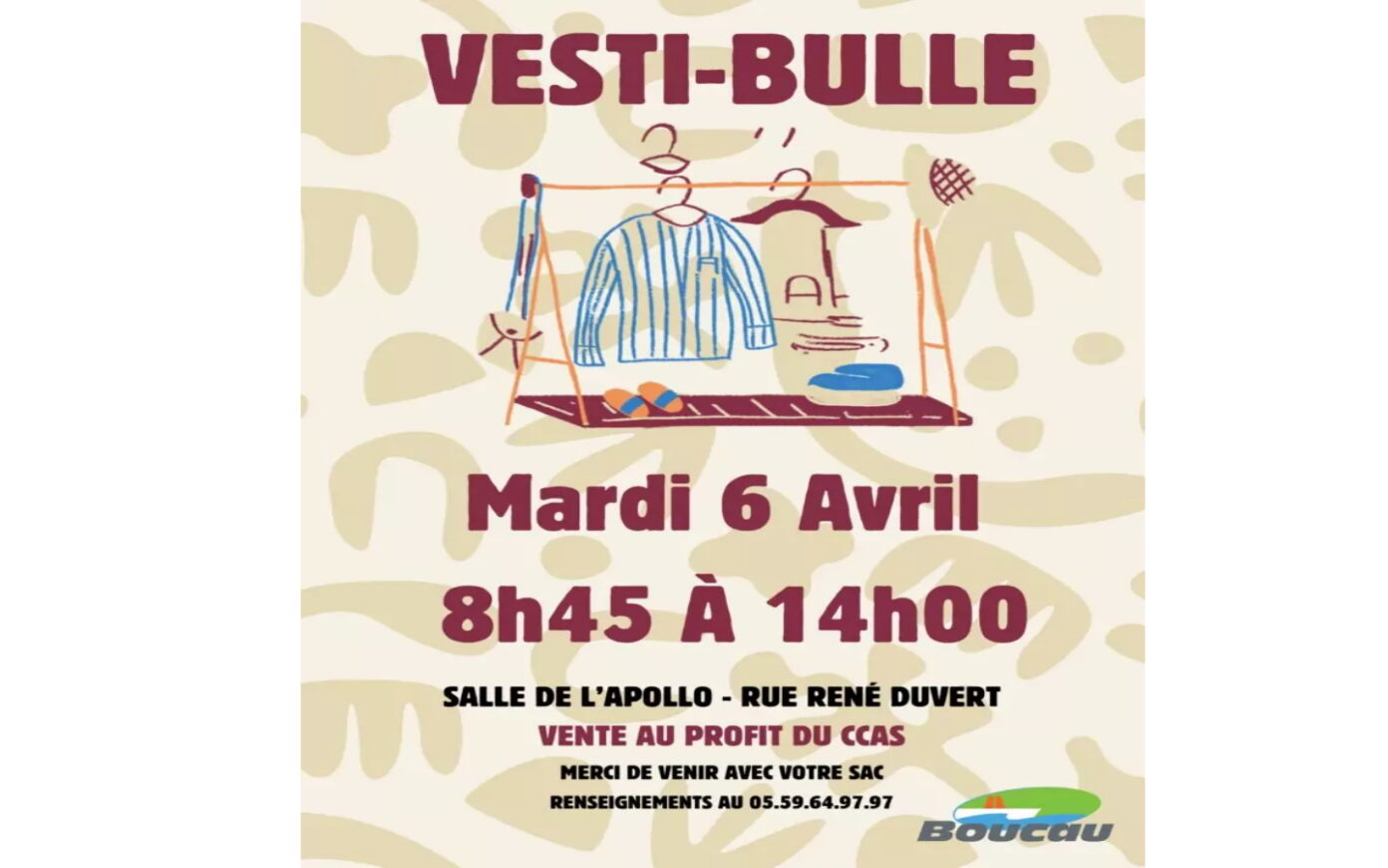 Vente Vesti-Bulle Centre culturel Paul Vaillant Couturier Boucau