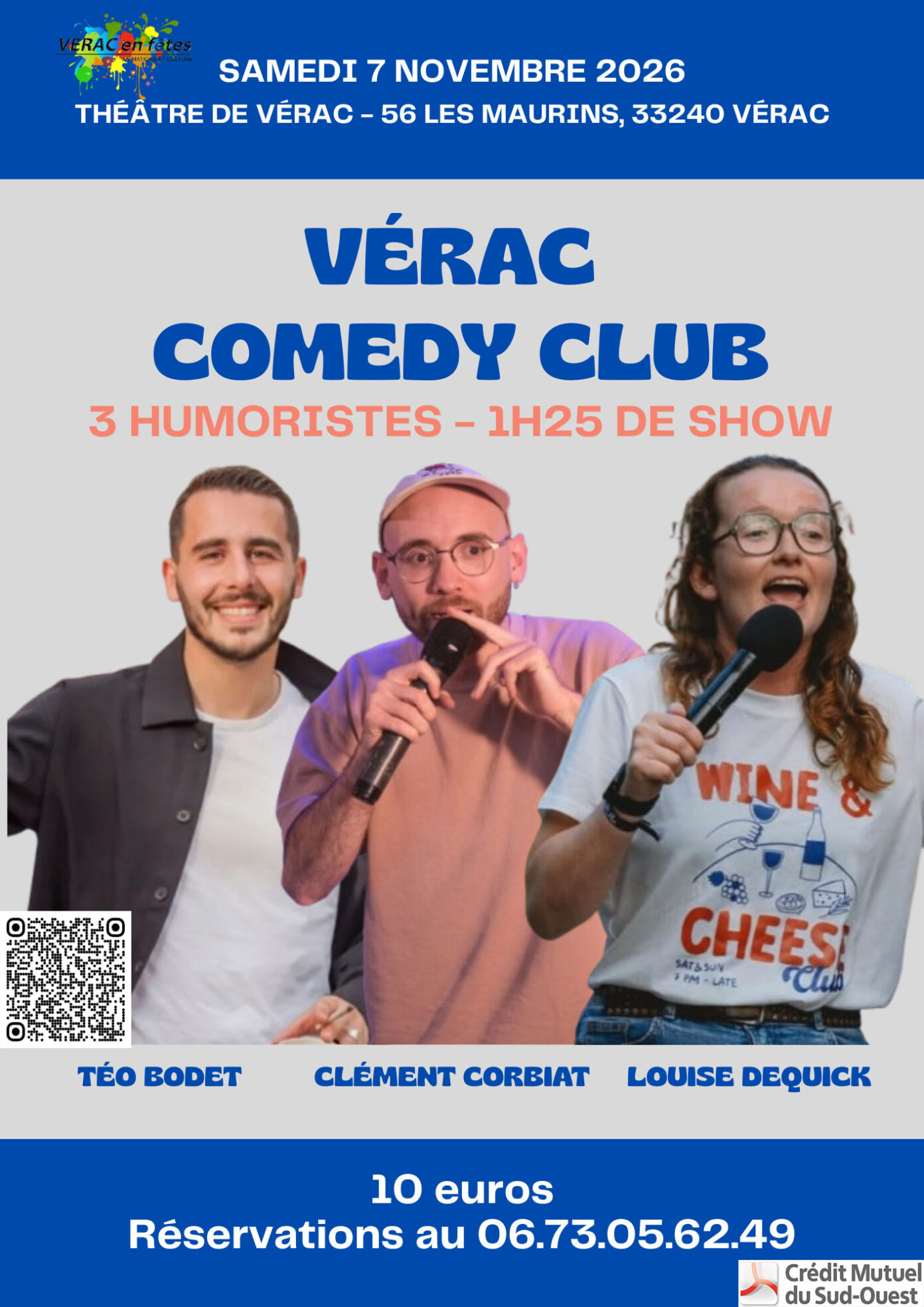 VERAC COMEDY CLUB, édition 3  Vérac