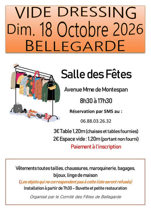 Vide-dressing  Bellegarde