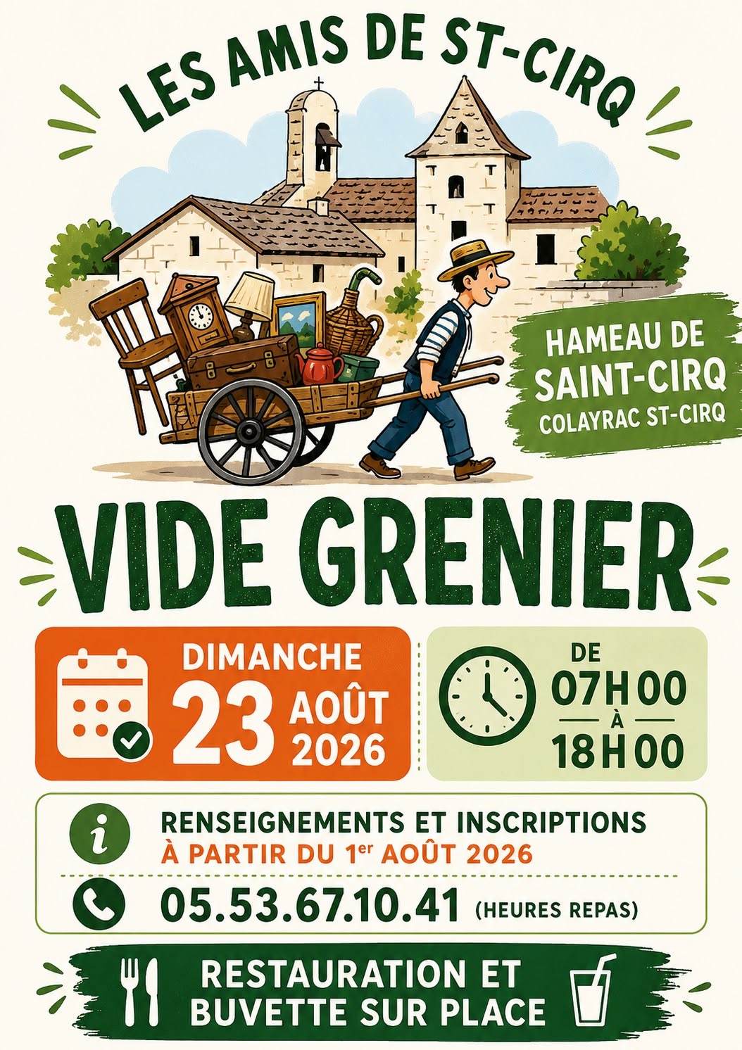 Vide-grenier à Colayrac-Saint-Cirq Colayrac-Saint-Cirq