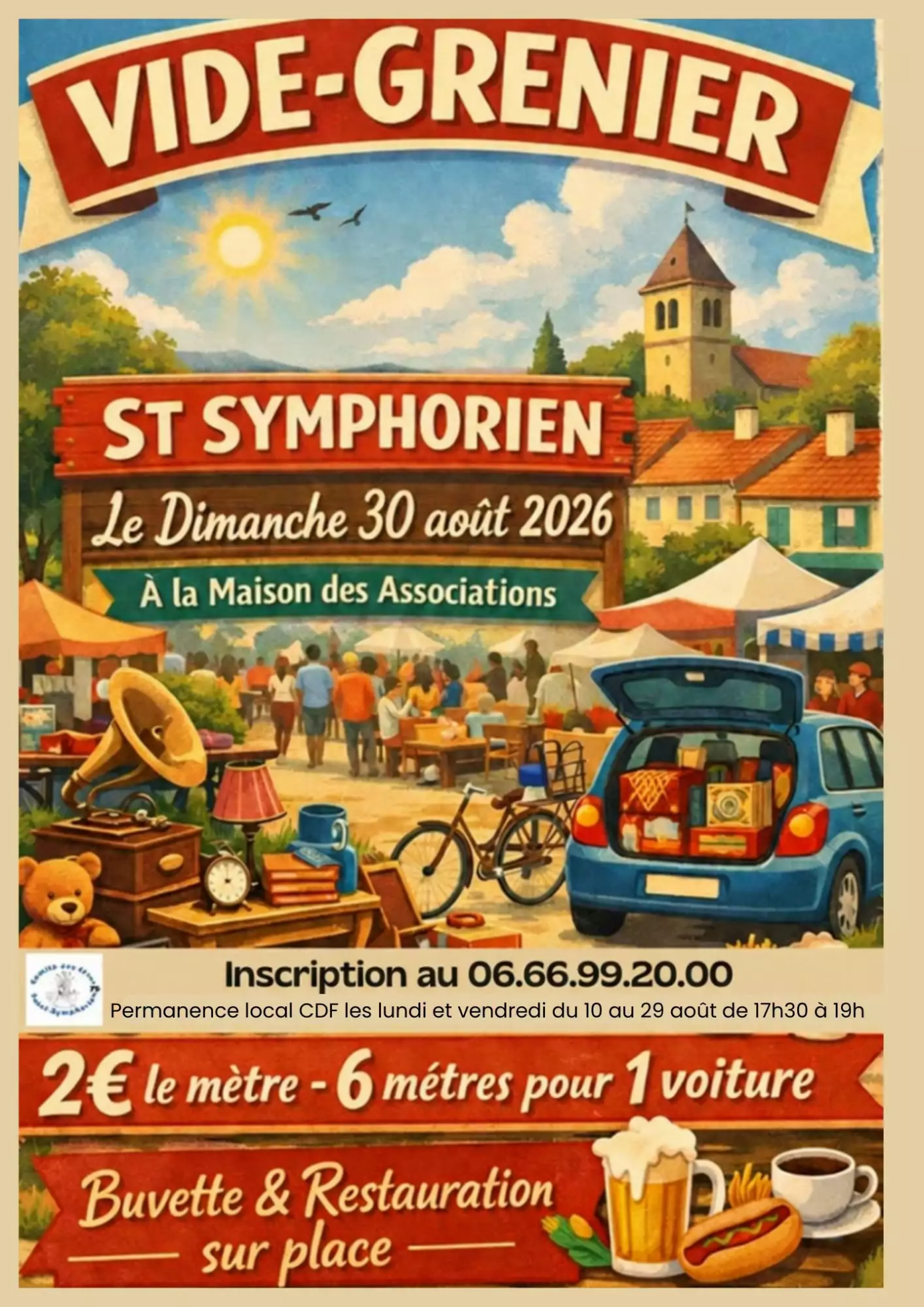 Vide-grenier à Saint-Symphorien Saint-Symphorien