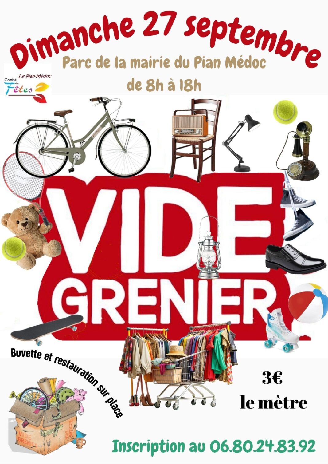 Vide-Grenier au Pian-Médoc  Le Pian-Médoc