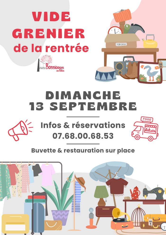 VIDE GRENIER AUTOMANL Esplanade Bellecourt Bessières