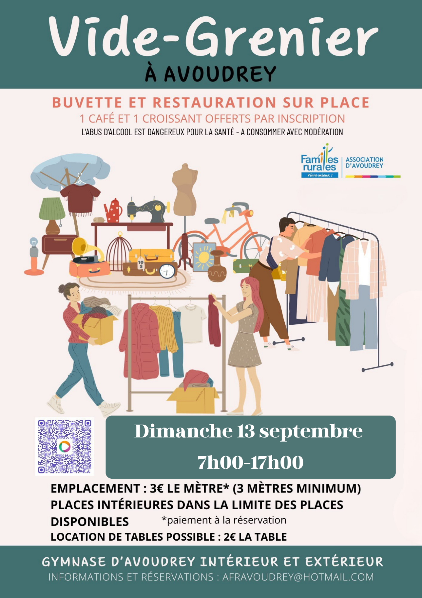 Vide grenier Avoudrey Rue du Gymnase Avoudrey