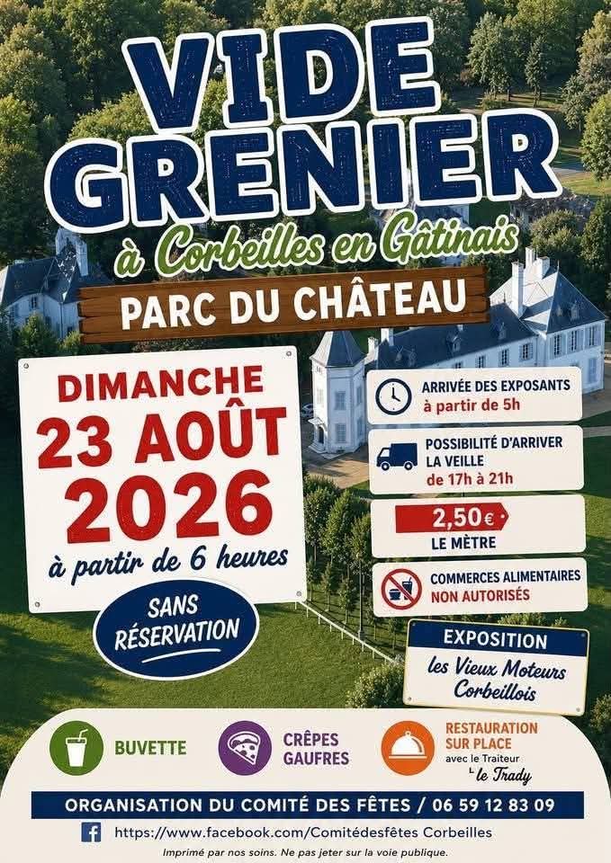 Vide grenier Corbeilles