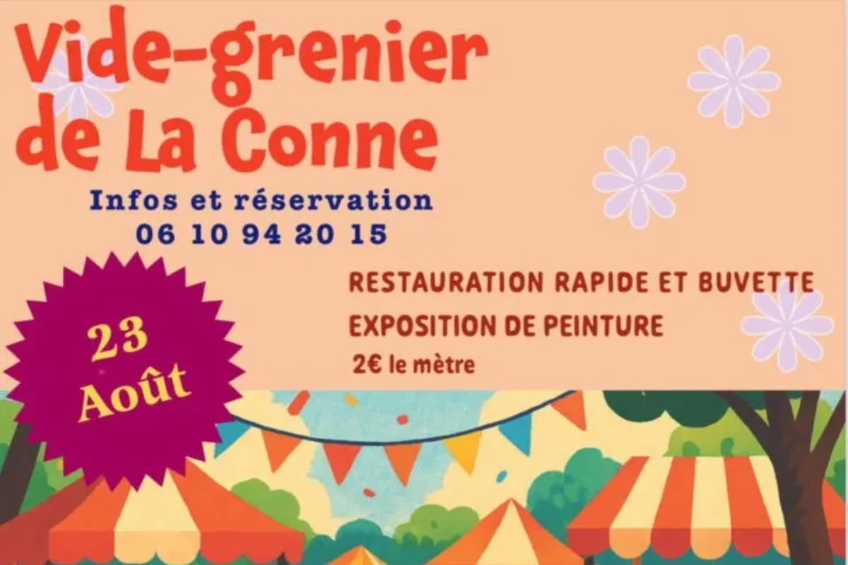 Vide-grenier de La Conne  Bergerac