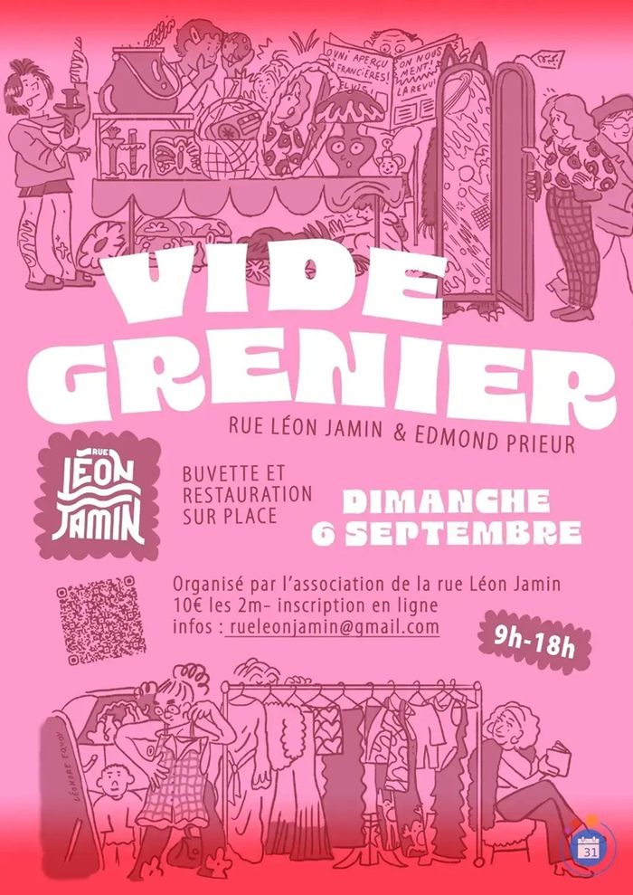 Vide-grenier de la rue Léon Jamin Rue Léon Jamin Nantes