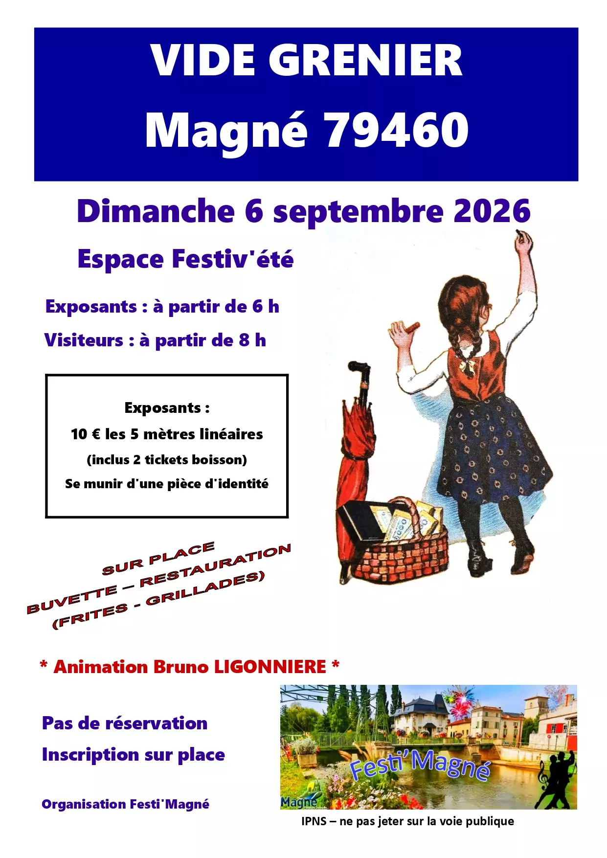 Vide Grenier de Magné 267 Avenue du Marais Poitevin Magné 2026-09-06