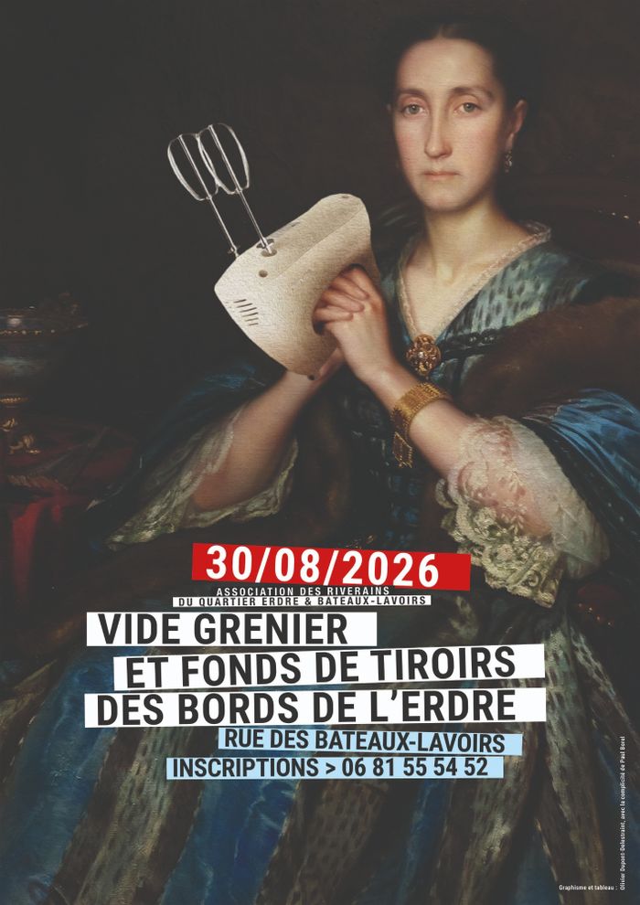 Vide-grenier des bords de l’Erdre Rue des Bateaux Lavoirs, 44000 Nantes, France Nantes