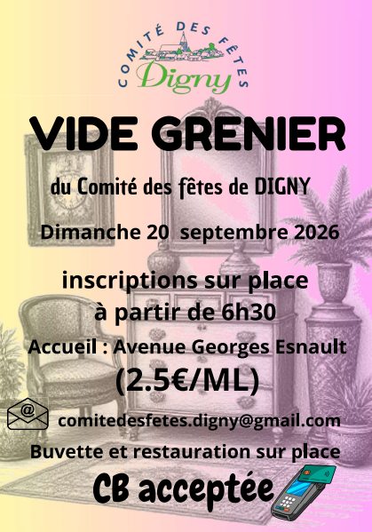 Vide Grenier Digny Digny
