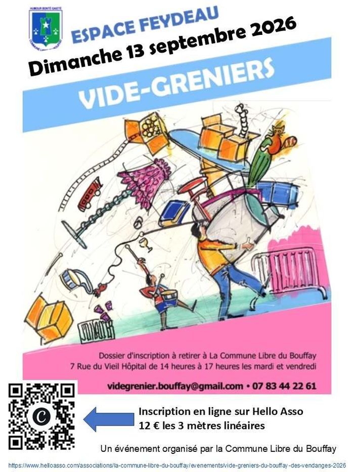 Vide-grenier du Bouffay des vendanges Carré Feydeau Nantes