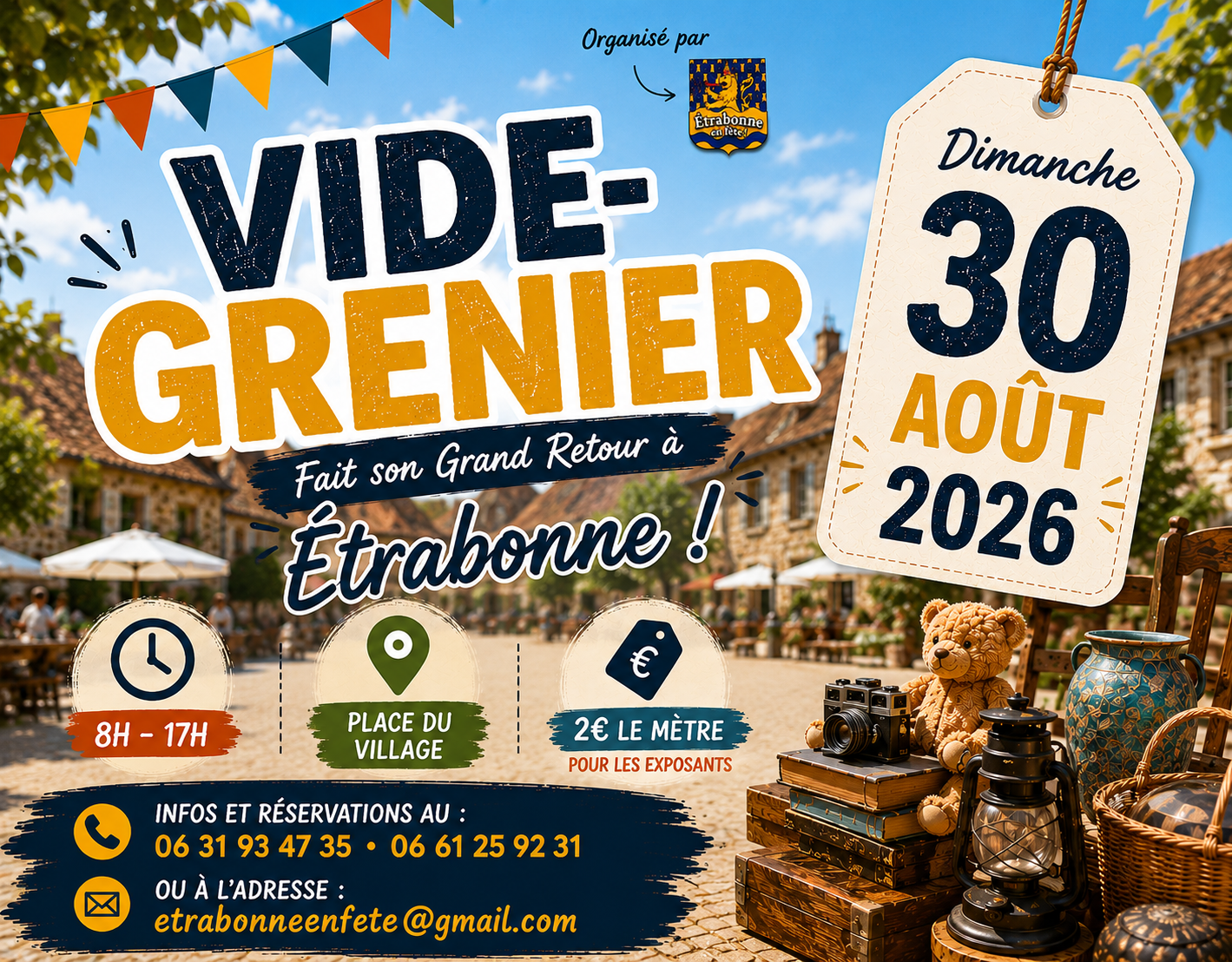 Vide Grenier Étrabonne 2026-08-30