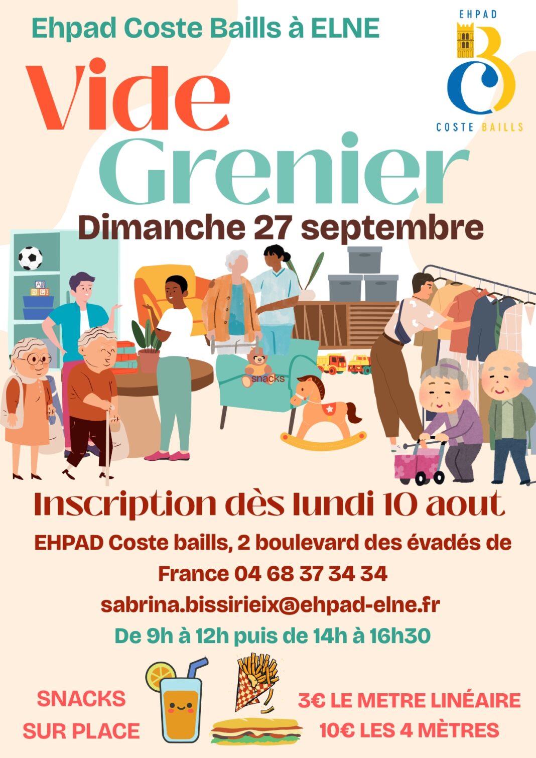 VIDE-GRENIER FAMILIAL EHPAD D’ELNE Elne