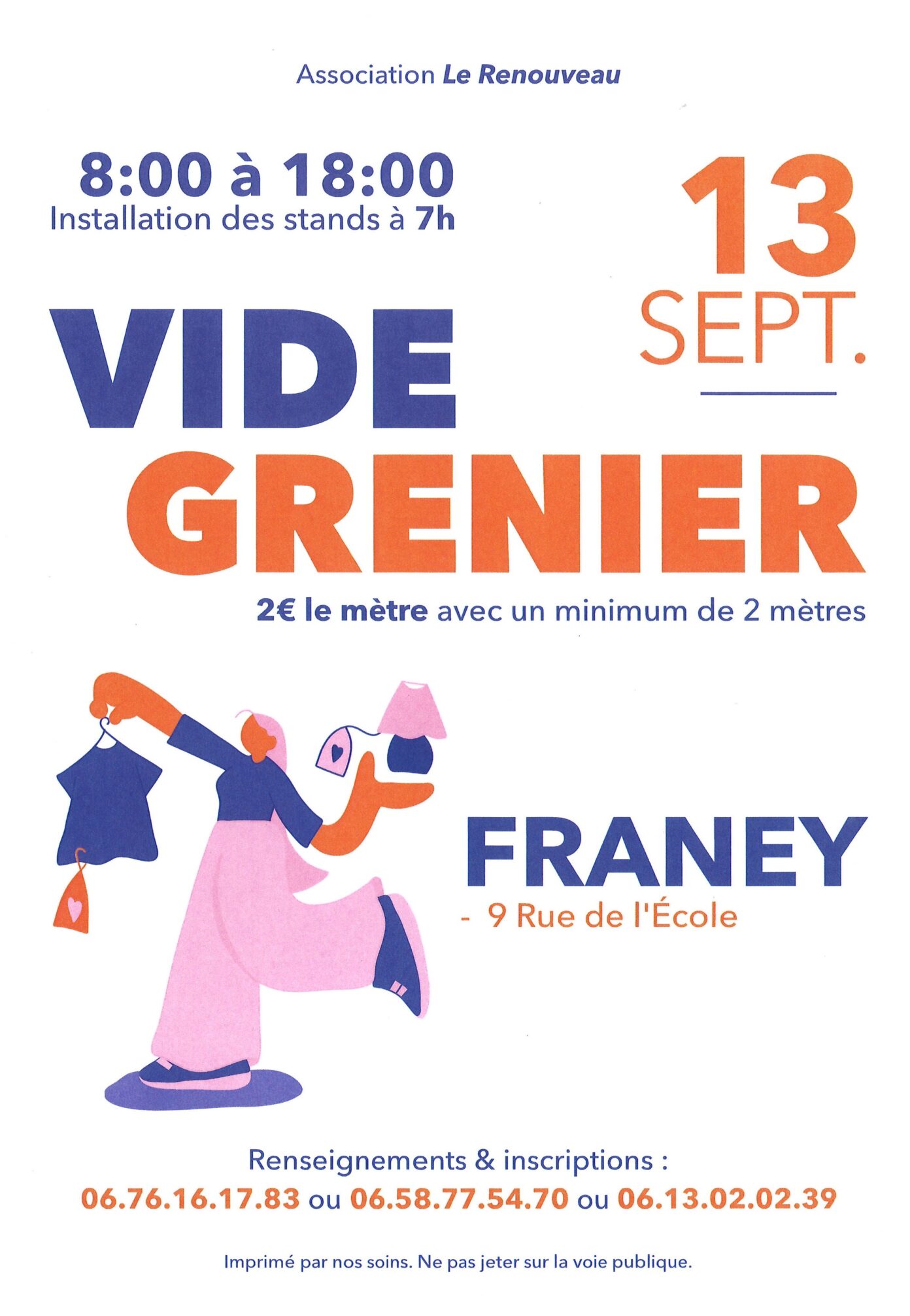 Vide grenier Franey