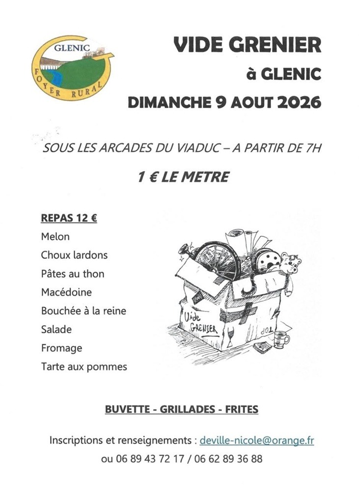Vide-grenier Glénic