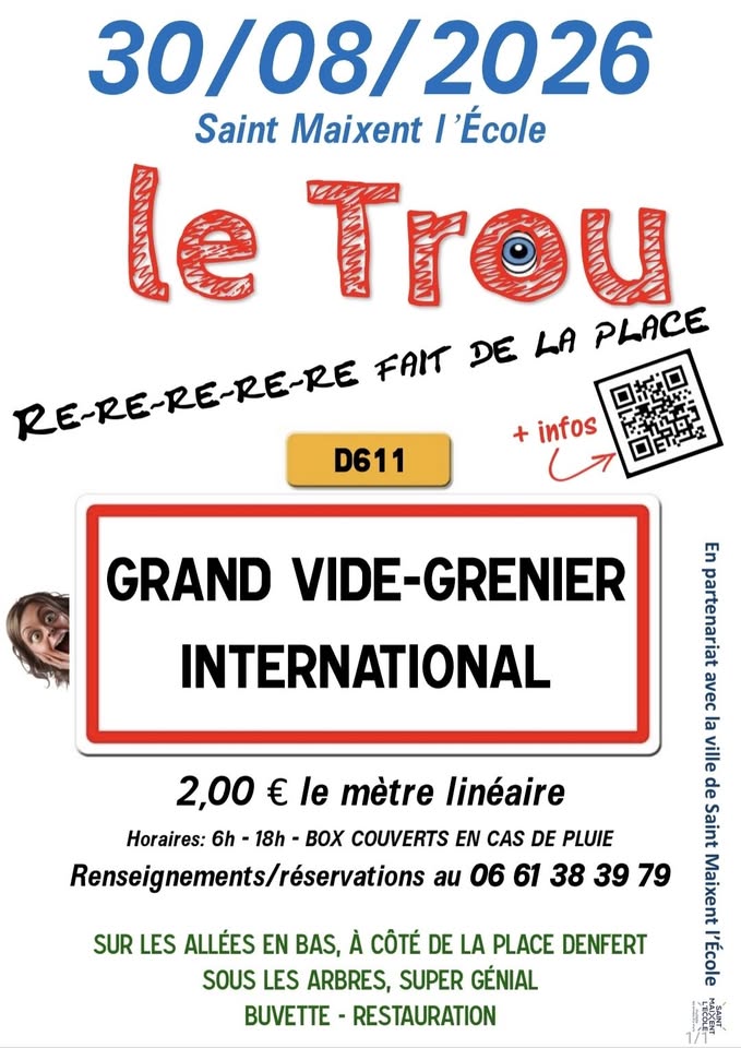 Vide Grenier International  Saint-Maixent-l&rsquo;École