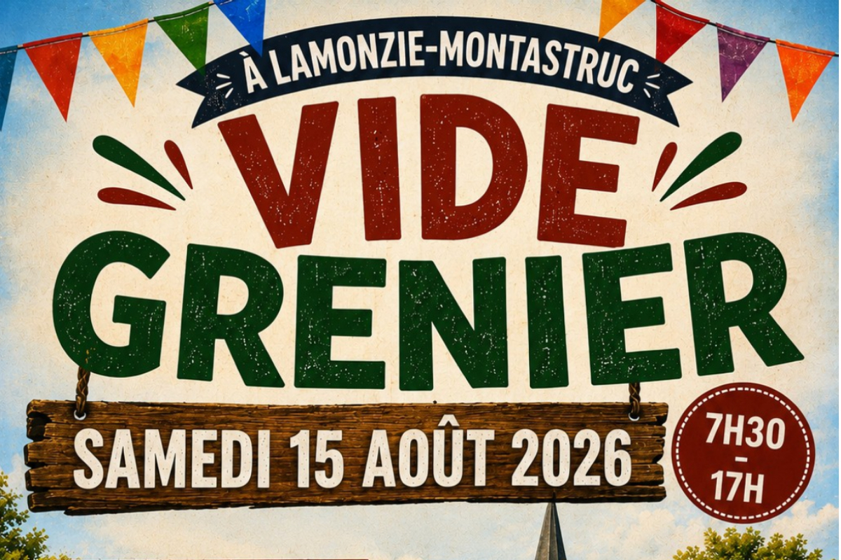 Vide-grenier | LAMONZIE MONTASTRUC Lamonzie-Montastruc