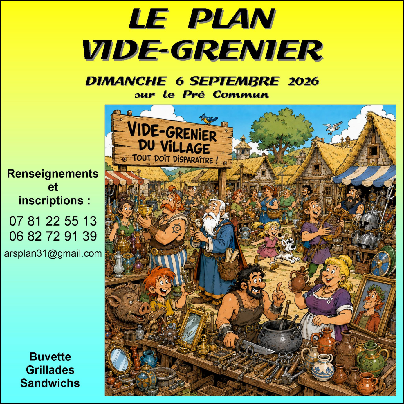 VIDE-GRENIER Le Plan
