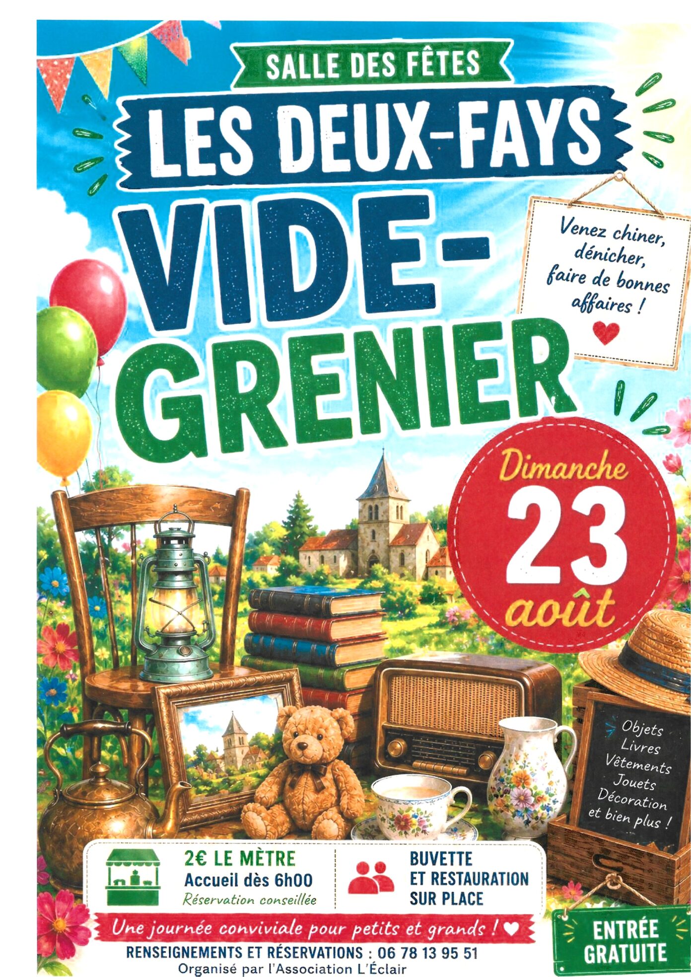 Vide Grenier Les Deux-Fays  Les Deux-Fays