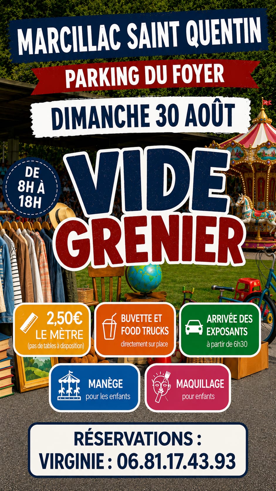 Vide-grenier Marcillac-Saint-Quentin