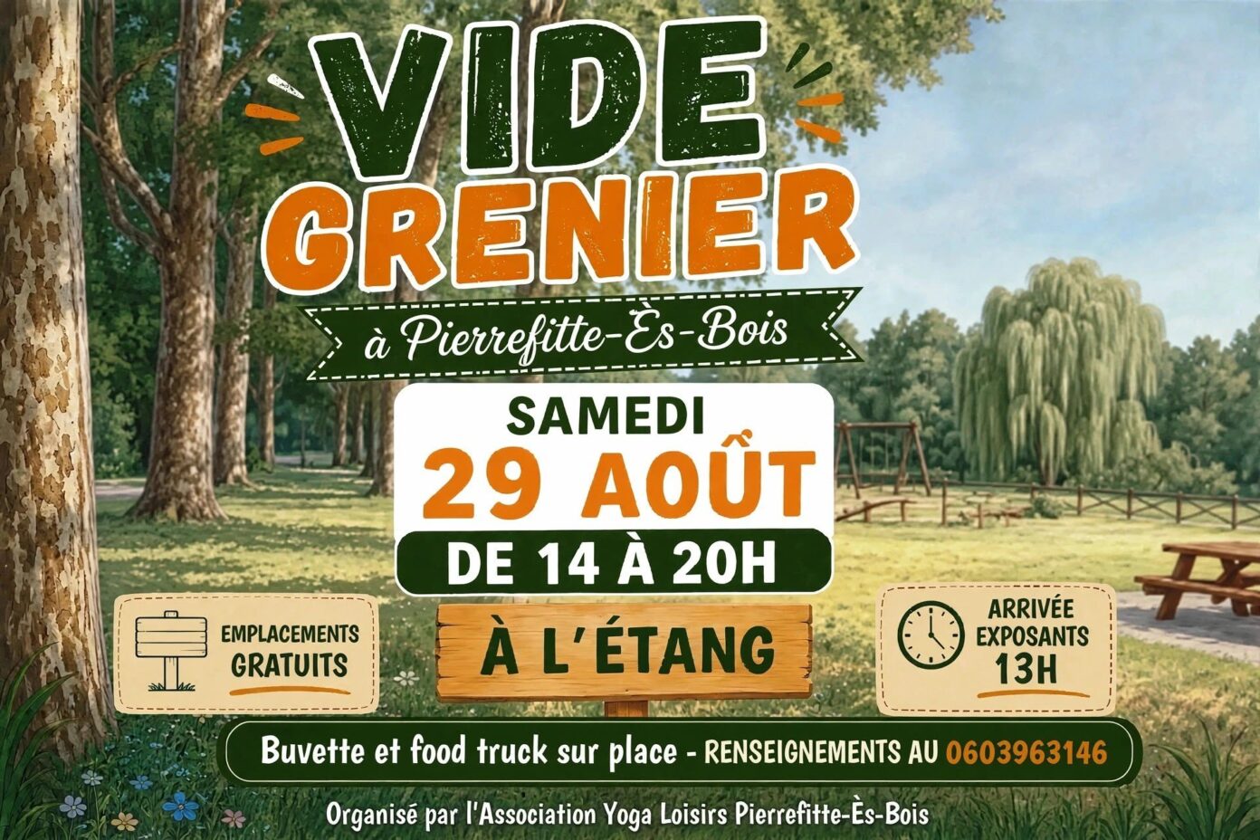 Vide grenier Pierrefitte-ès-Bois