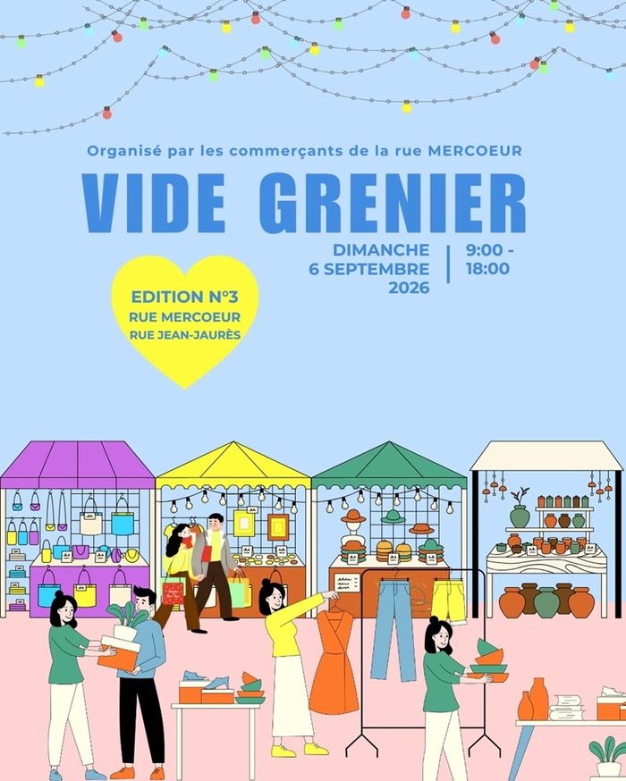 Vide-grenier rues Mercœur et Jean-Jaurès Rue Mercœur Nantes