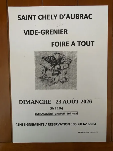 Vide Grenier Saint-Chély-d’Aubrac