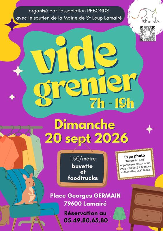 Vide grenier Saint-Loup-Lamairé